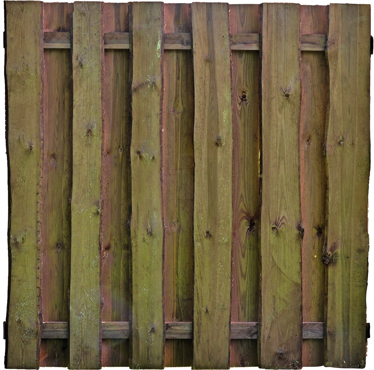 Zaunbundle SEATTLE 2 (Seeland) 7,65x1,80 m Bretterzaun-Komplettset braun