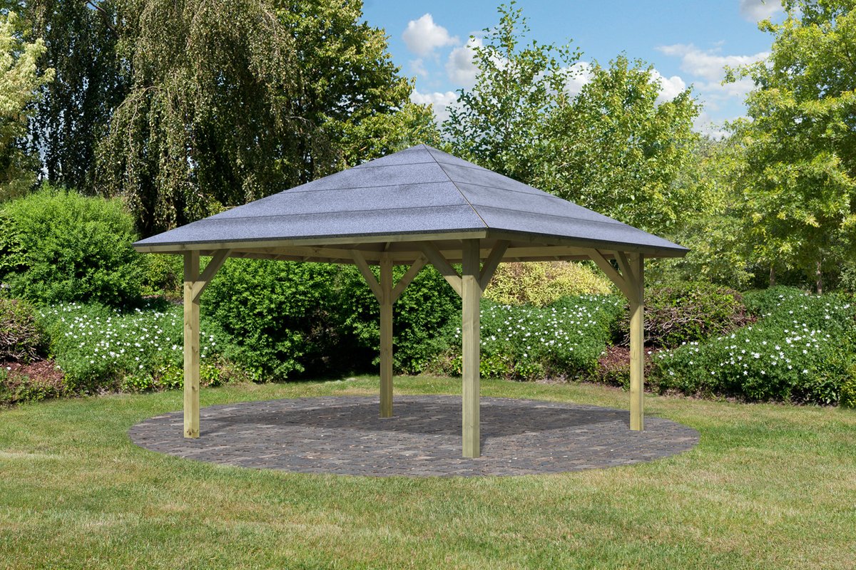 Pavillon Holm 1 - 359x359 cm, CLASSIC kdi von Karibu