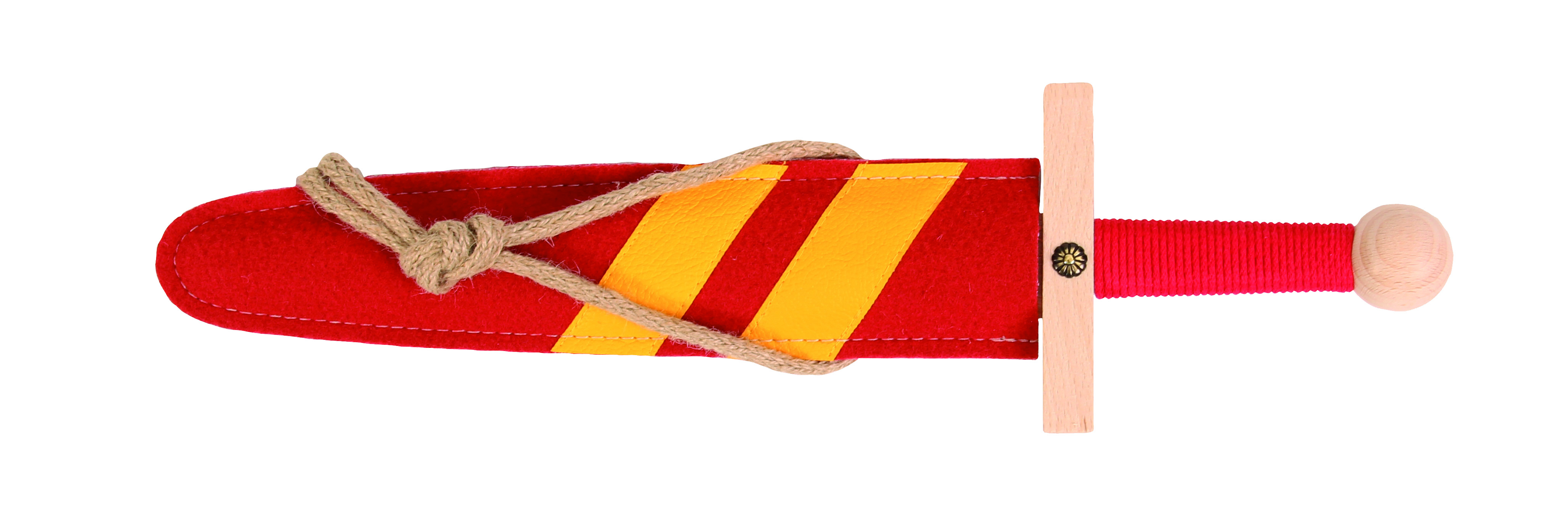 Spiel-Schwertset Lancelot rot