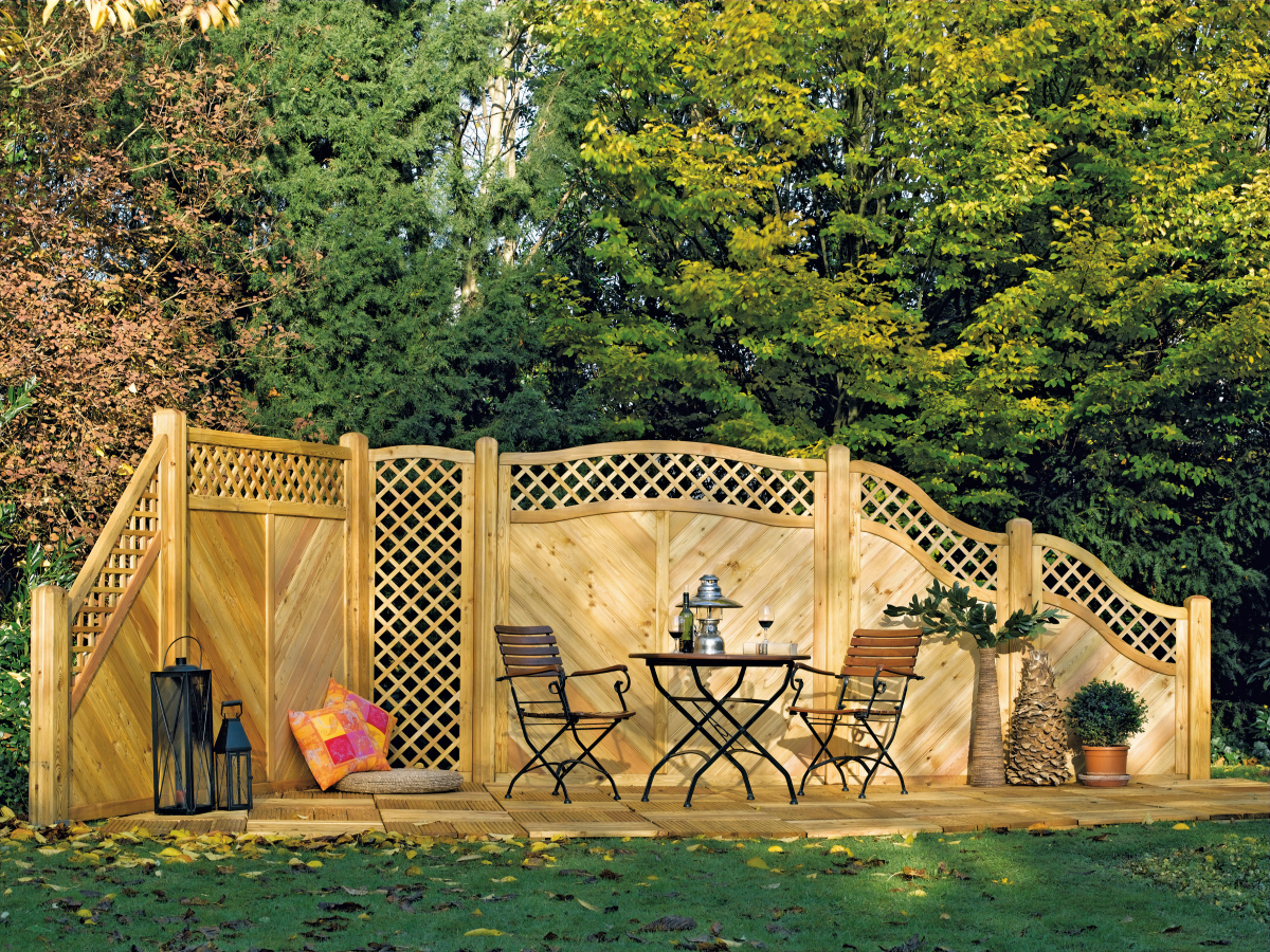 Pfosten Sibirische Lärche mit Bischofsmütze 9 x 9 x 190 cm