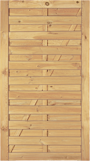 MAXI-MASSIV Sichtschutztor-Set gerade, Kiefer/Fichte kdi grün, Breite 100 cm