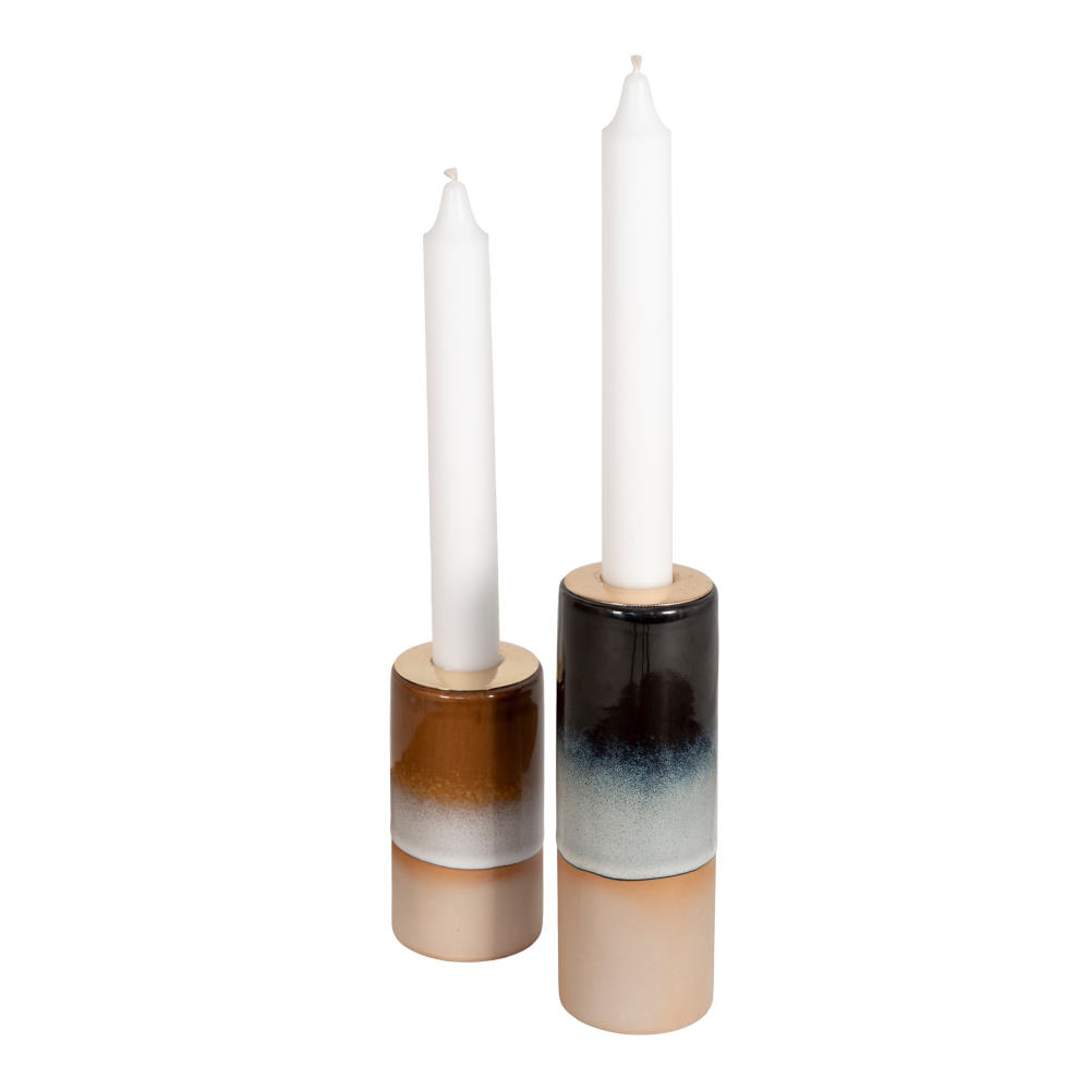 Kerzenhalter - Lago, dunkelblau Ø5x15 cm