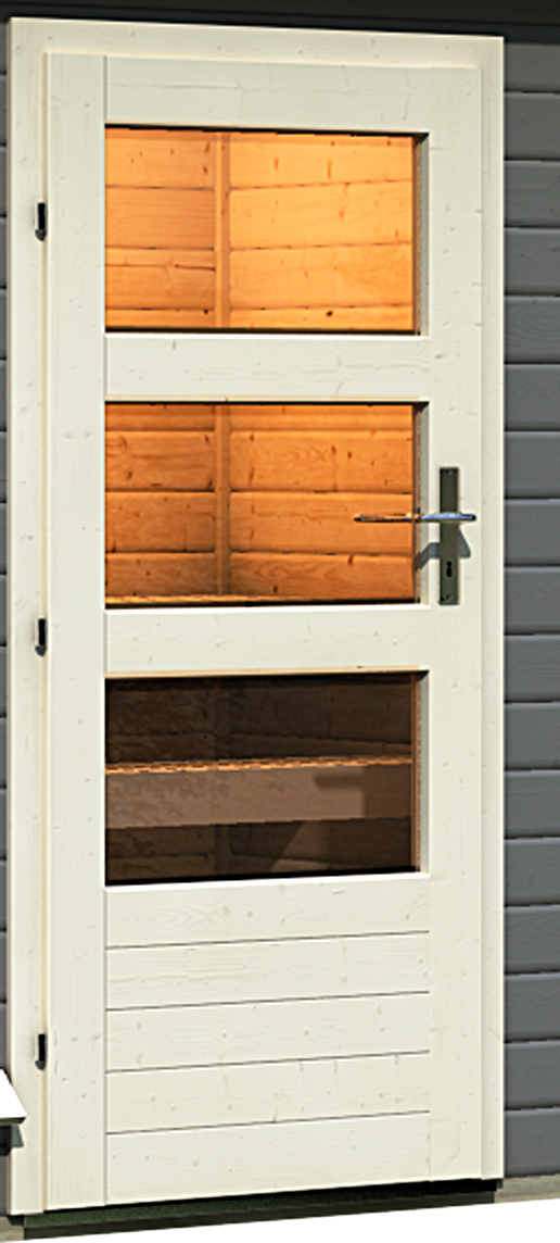 Aktions-Saunahaus Farsund 396x231 cm anthrazit|Set-Ofen 3