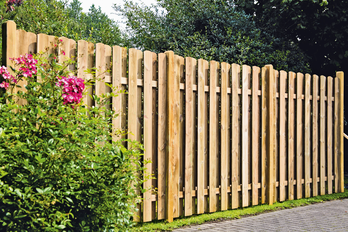 LIEKE Sichtschutz-Element 180x180 cm gerade, Kiefer/Fichte kdi grün