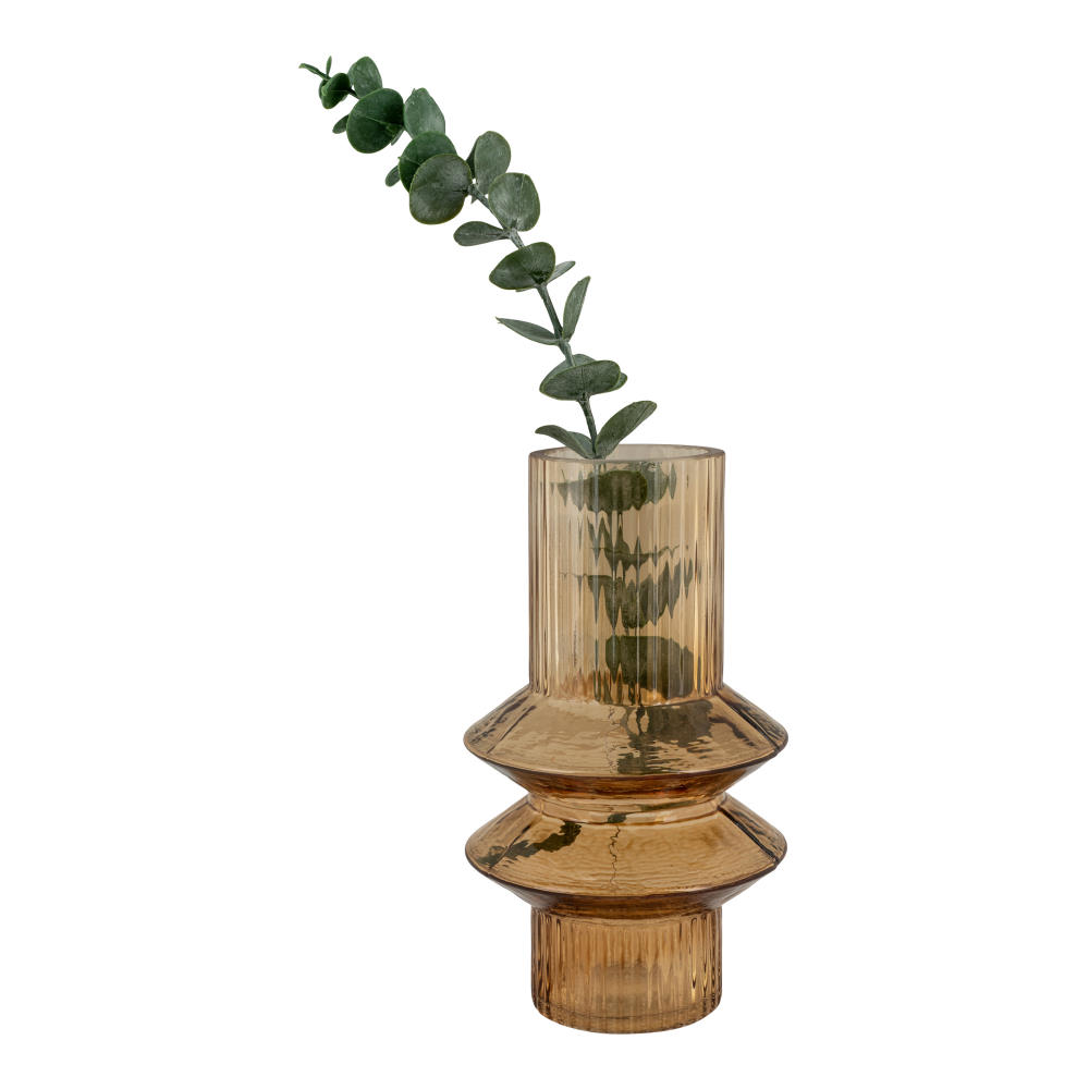 Blumenvase - Zaro, bernsteinfarbe
