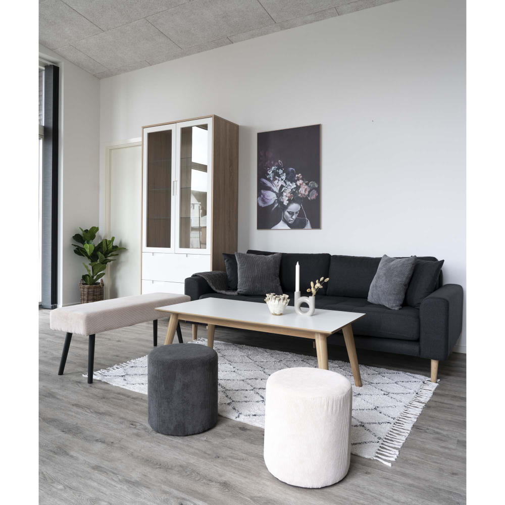 Pouf Kord-Hocker - Ejby, sand