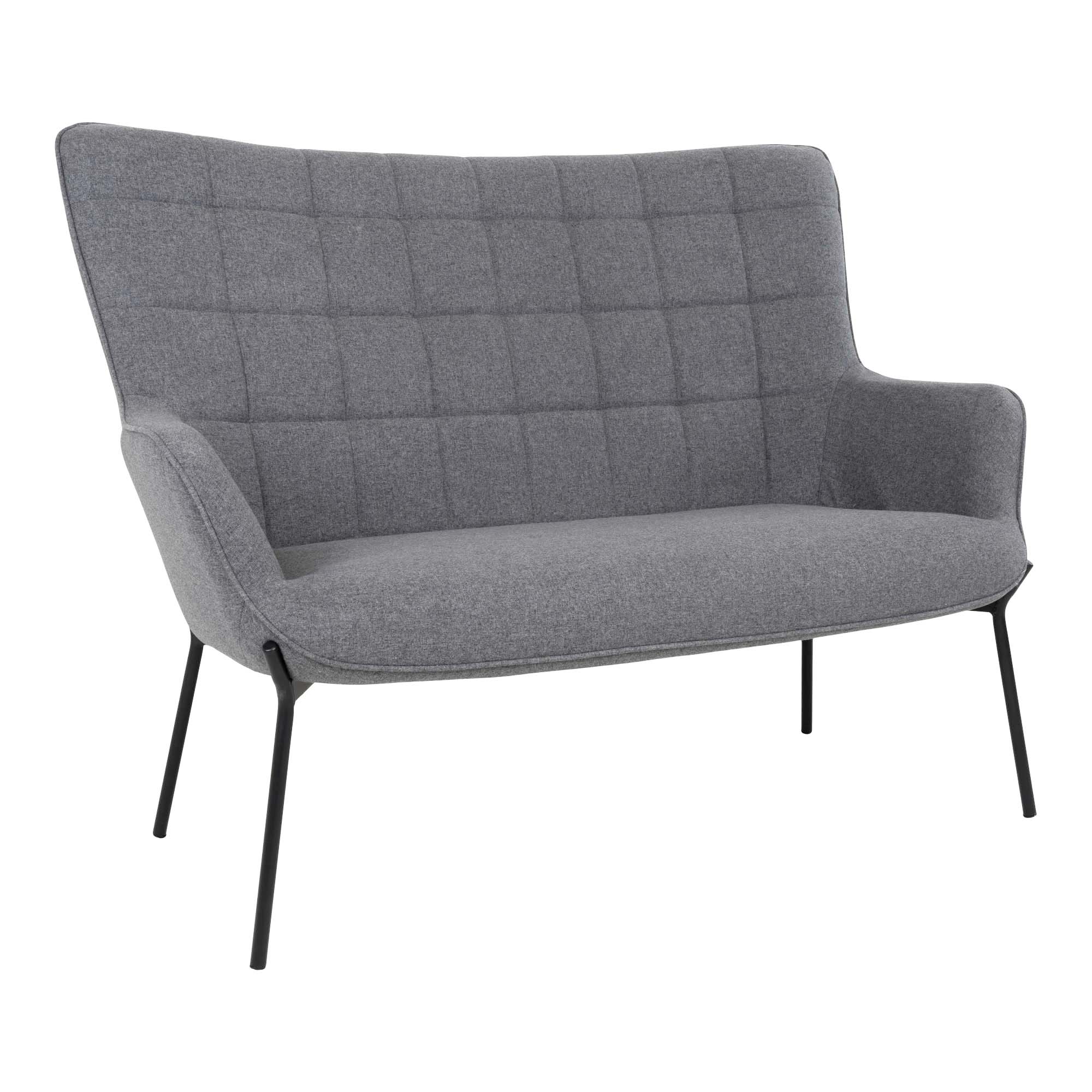 2 Sitzer Sofa - Glasgow, grau