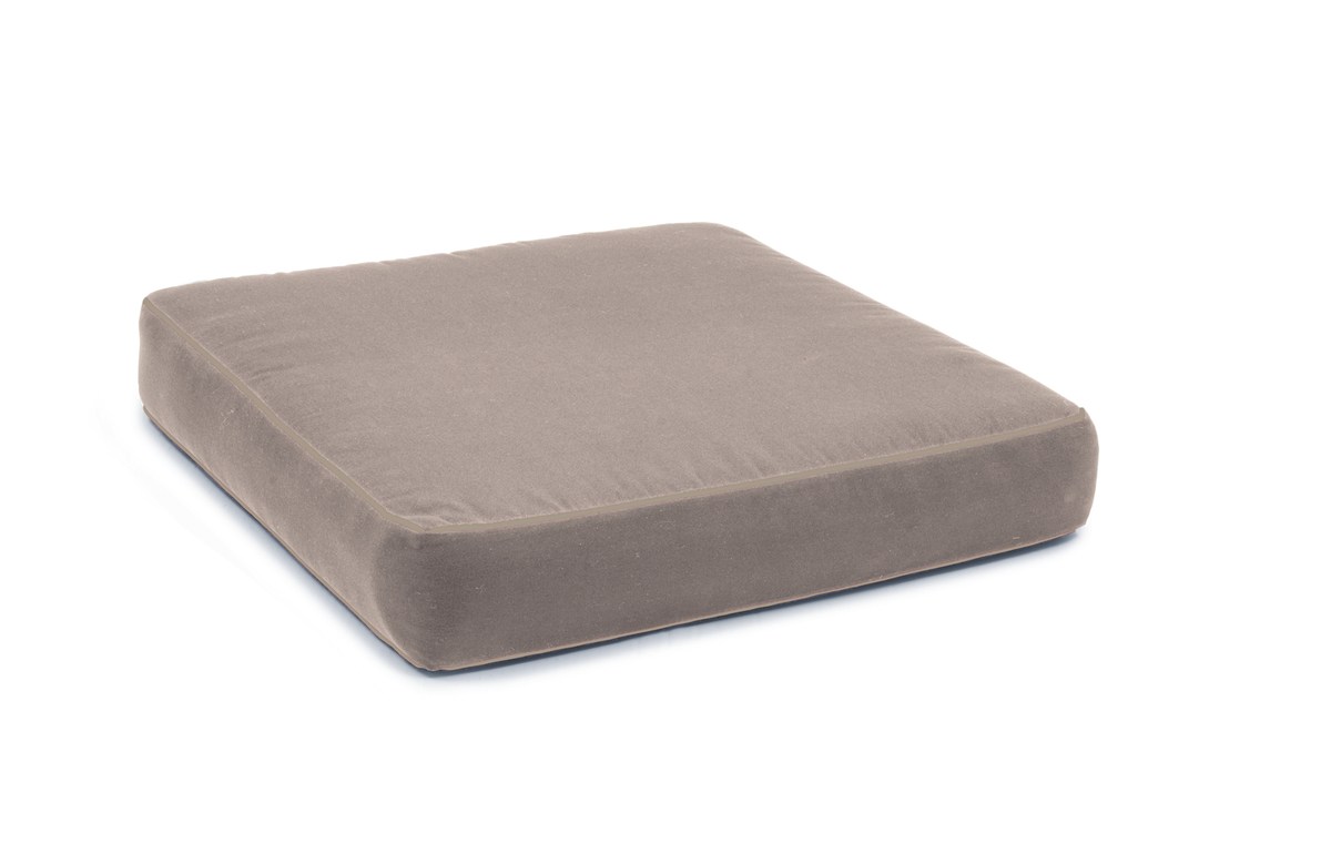 Madrid 542 Sitzkissen 64x64x12 cm taupe, Polyester