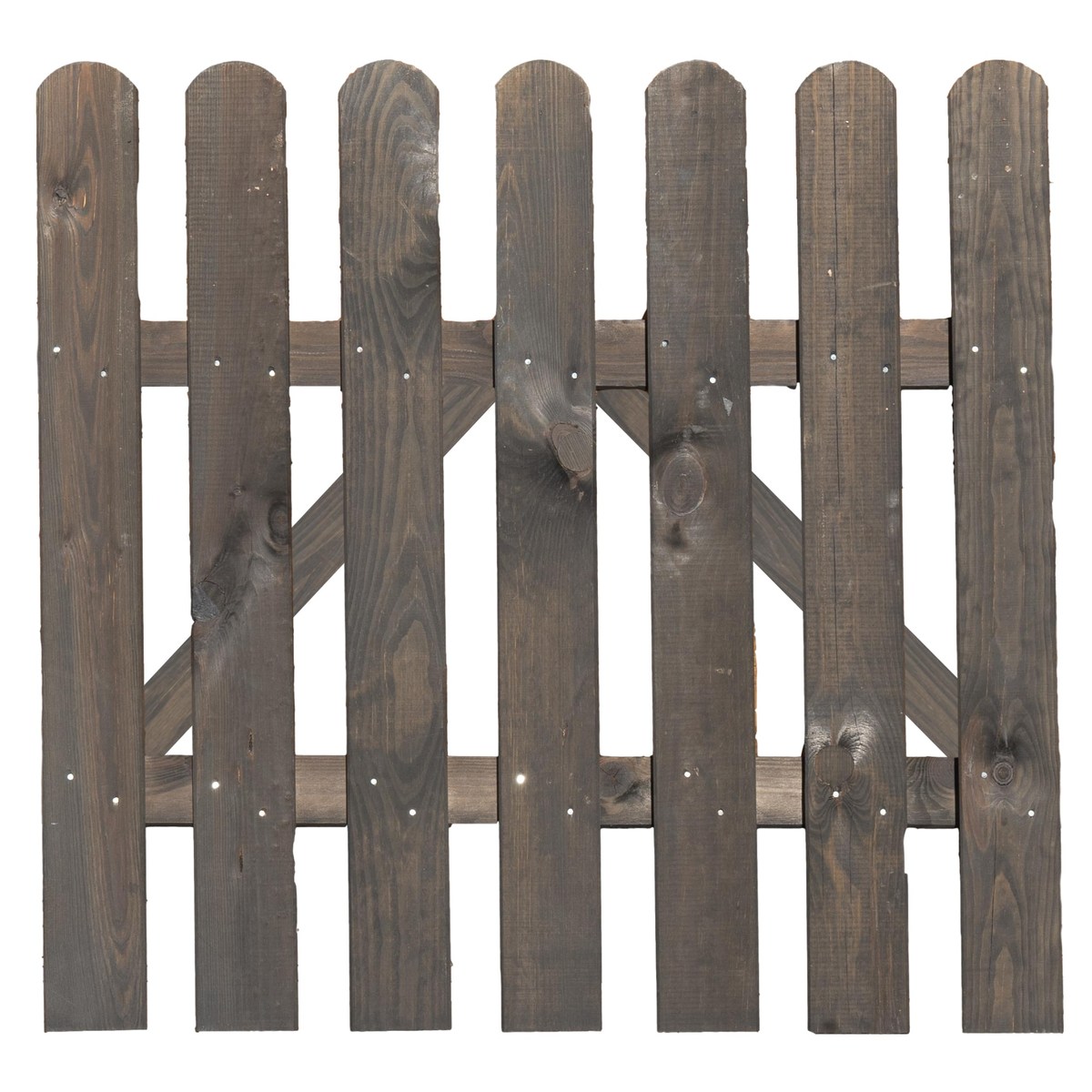 BLACKLINE Vorgarten-Zauntor 100x85 cm pinienfarbig lasierte Kiefer/Fichte