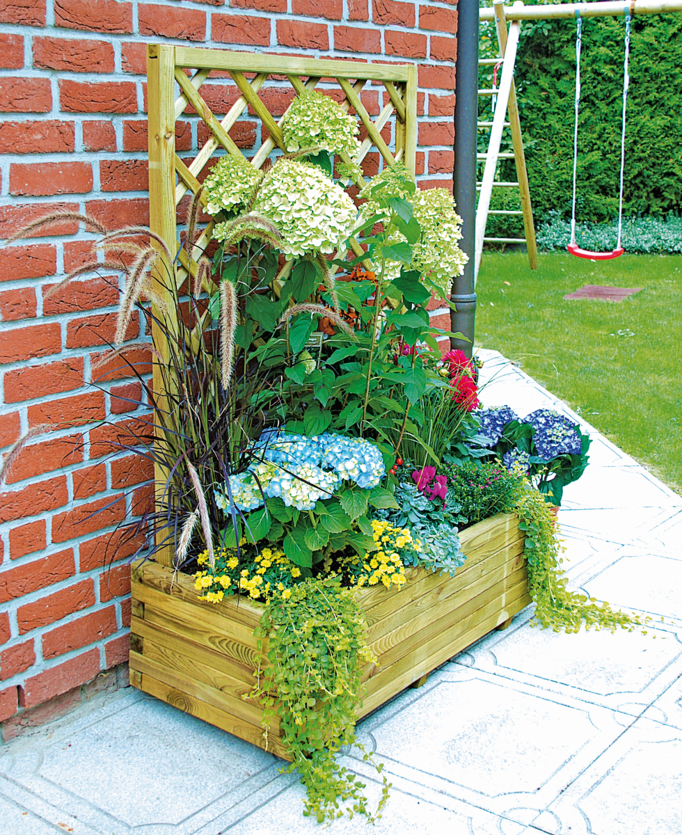Rankgitter HORST für Blumenkübel, 90 cm breit