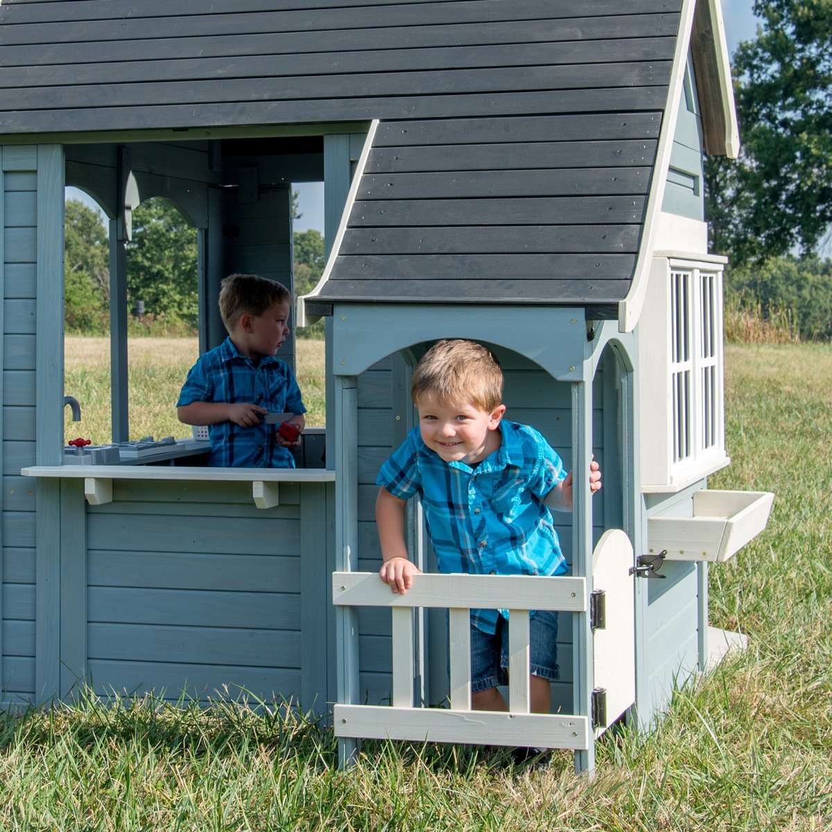 Spielhaus Spring Cottage, Holz-Kinderhaus im Cottage-Stil
