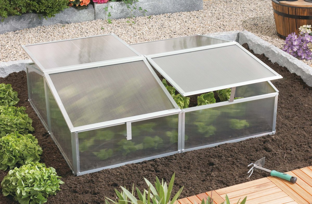 Vitavia Frühbeet Gaia, Fenster variabel einstellbar