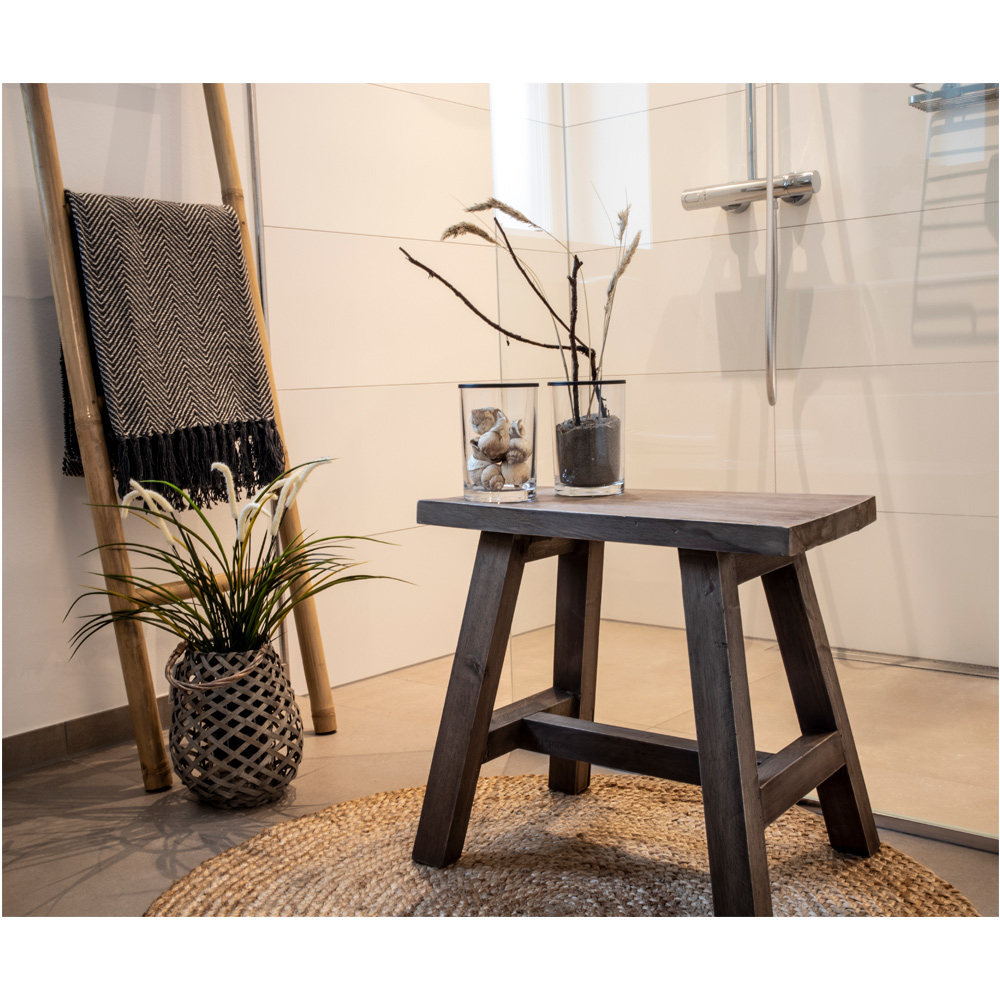 Gartenbank - Barcelona, Teakholz 50x25xh45 cm