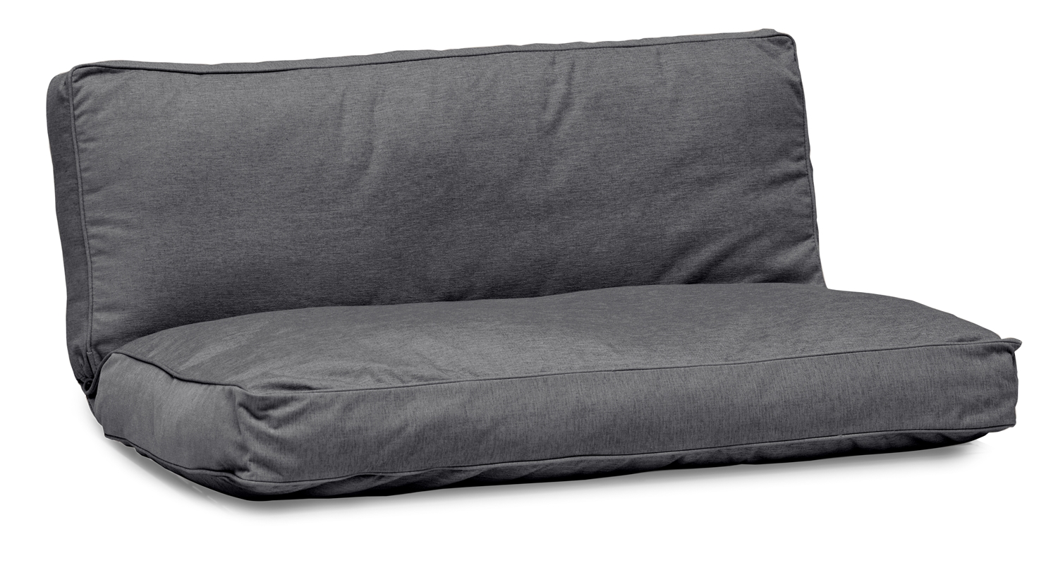 Bara Vara Sesselauflage grau-melange, 11 cm dicke Polsterauflage für Lounge-Sessel