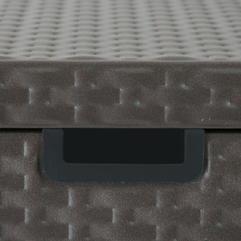 Gerätebox Linz, Stahlblech Korbflechtoptik