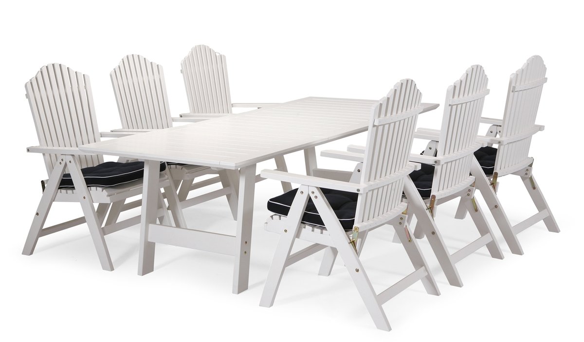 Cecilia Tisch-Einsatz für 60 cm Verlängerung, Kiefer weiß