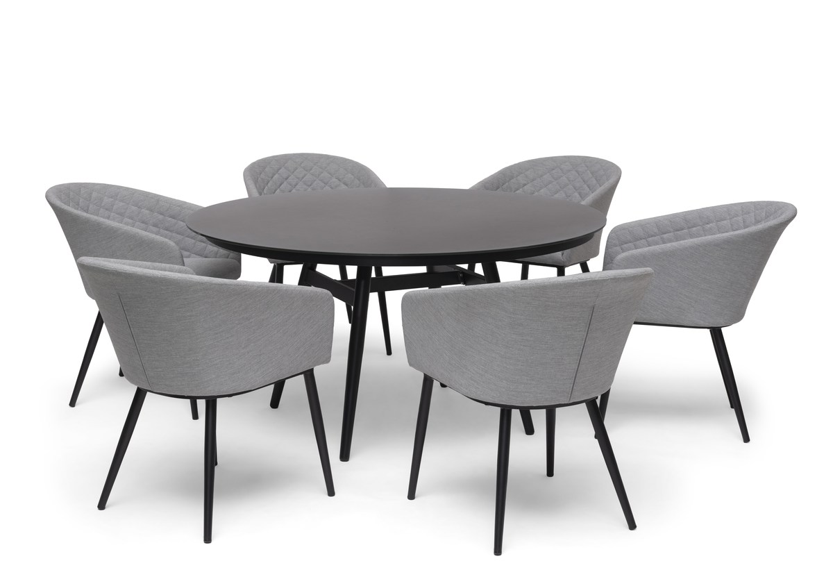 Oxhult Alu-Gartentisch rund Ø145 cm mit Keramikplatte