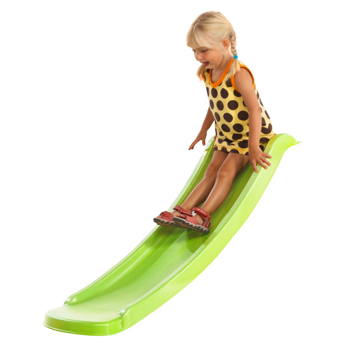 axi Rutsche Sky120 limonengrün - 118x37,5 cm, HDPE