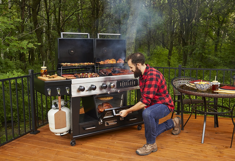 Pit Boss Memphis Ultimate Combi-Grill, Räucherofen + Kohle + Gasgrill