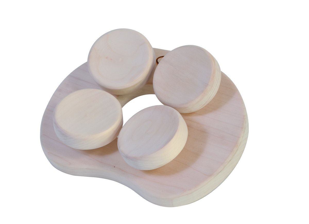 Sauna-Kopfstütze ergonomisch, Espe natur