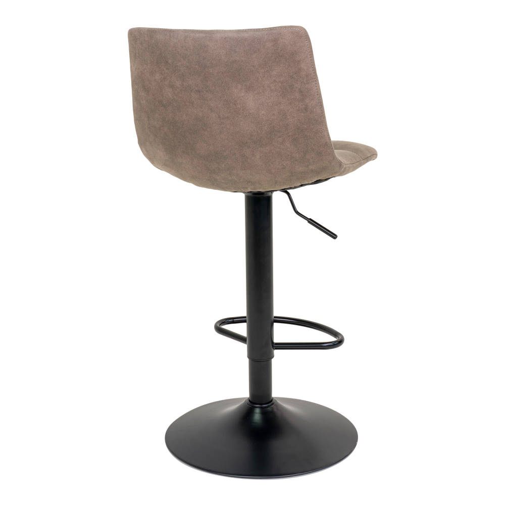 Barhocker Samt - Middelfart, schwarz