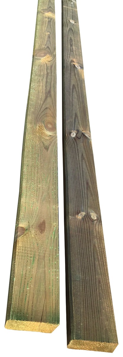 T&J Zaunriegel für Gartenzäune 28x70x2400mm kdi