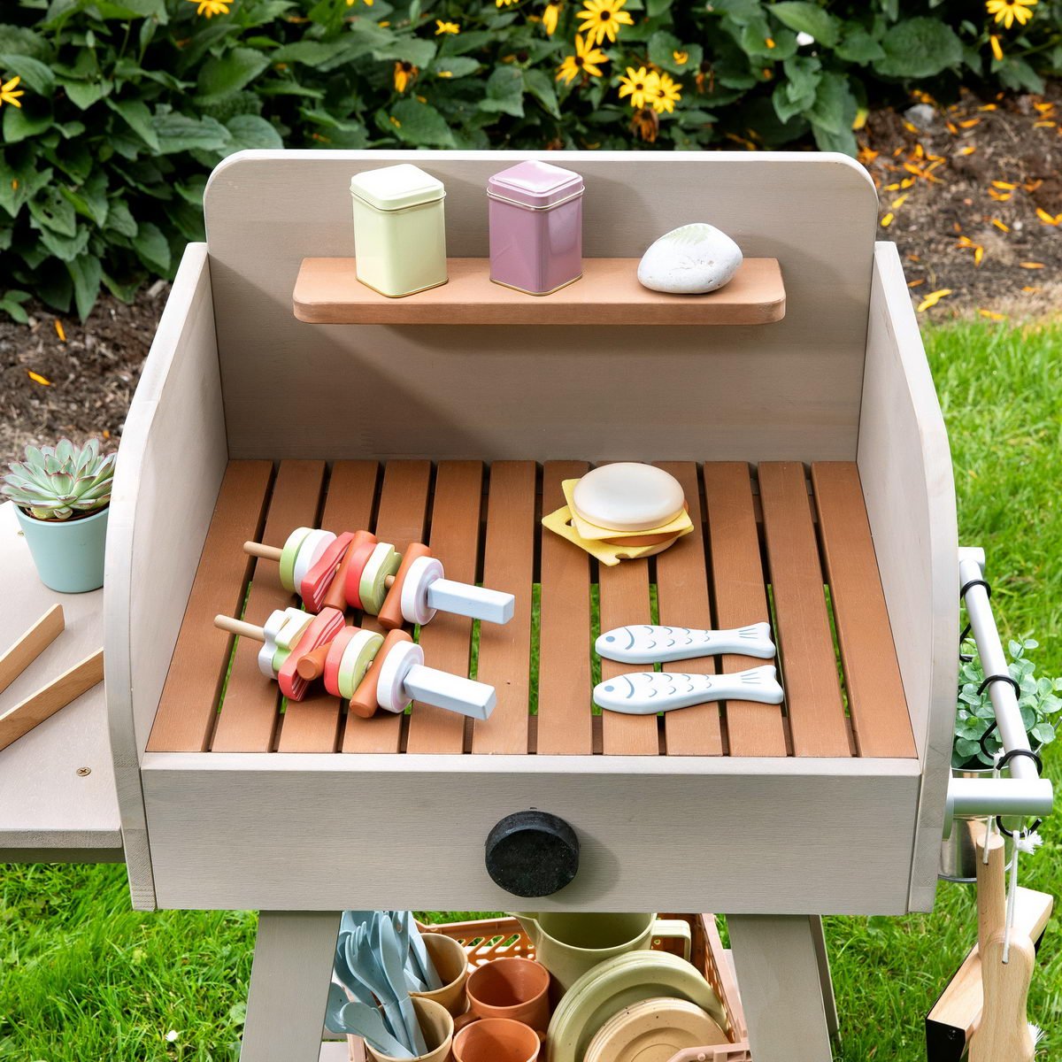 Outdoor Holz Spielgrill BBQ Chef von MUDDY BUDDY®