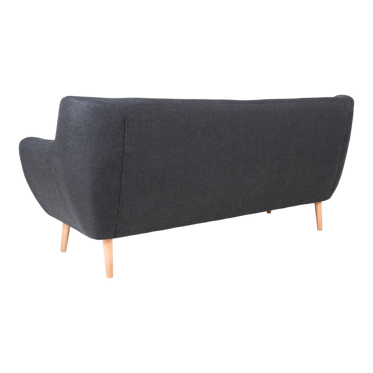 3 Sitzer Sofa - Monte, dunkelgrau