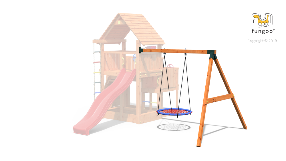 Fungoo Nestschaukel-Modul MOVE THE NEST für Spieltürme