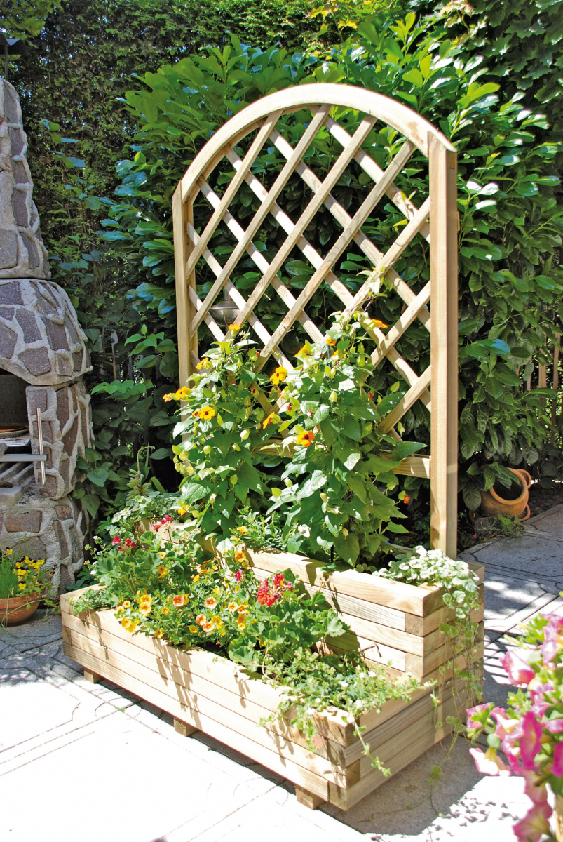 Bogen-Rankgitter WILLI für Pflanzkästen, 90 cm breit
