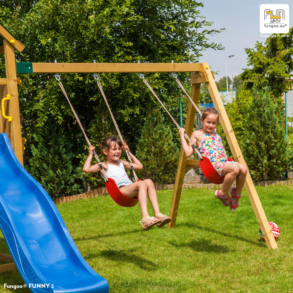 Fungoo Gartenspielplatz FUNNY 2, Spielturm-Kombination kdi