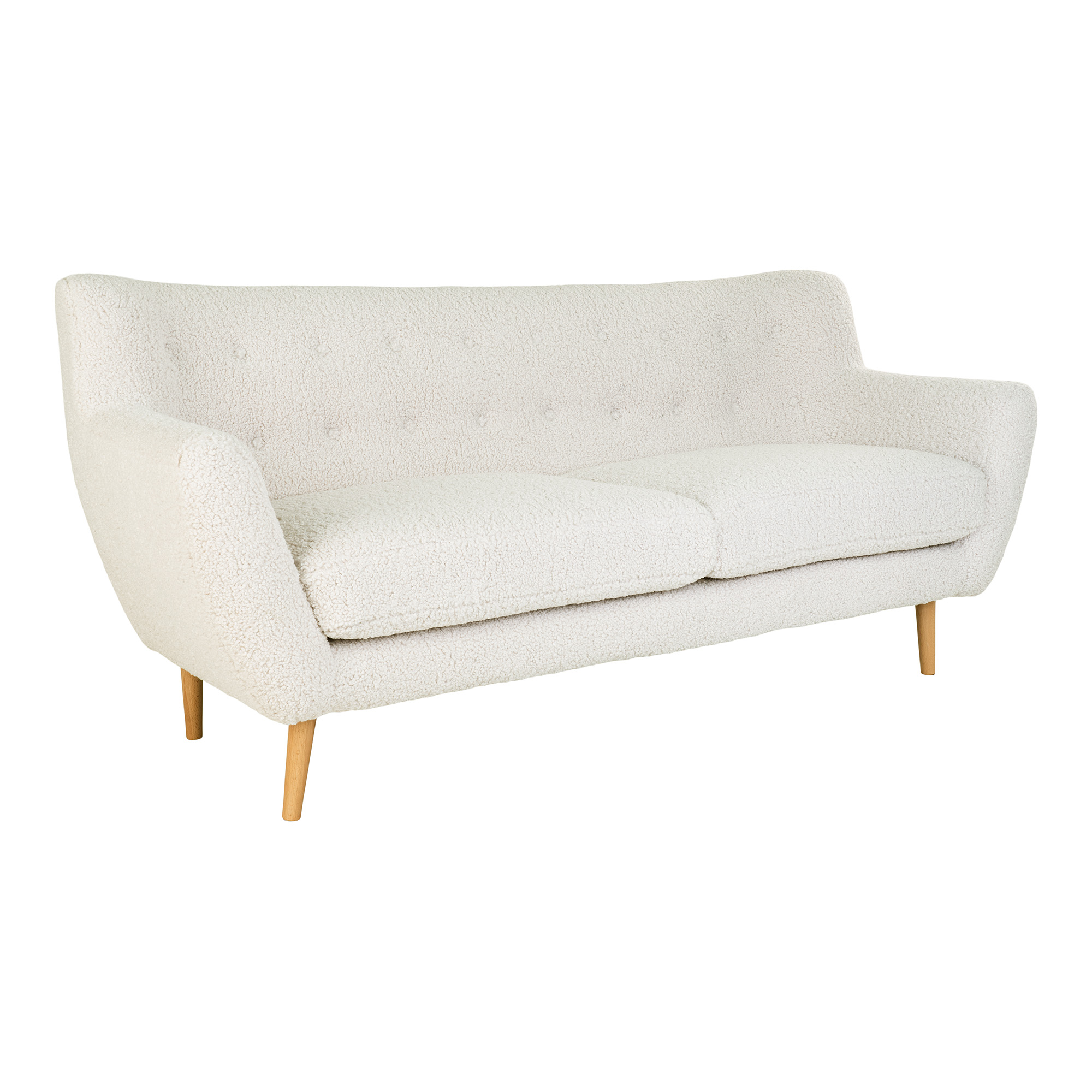 3 Sitzer Sofa - Monte, künstliches Lammfell
