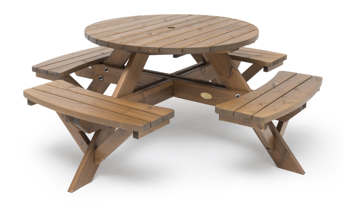 Picnic Round Picknickset rund aus FSC-Holz von Hillerstorp