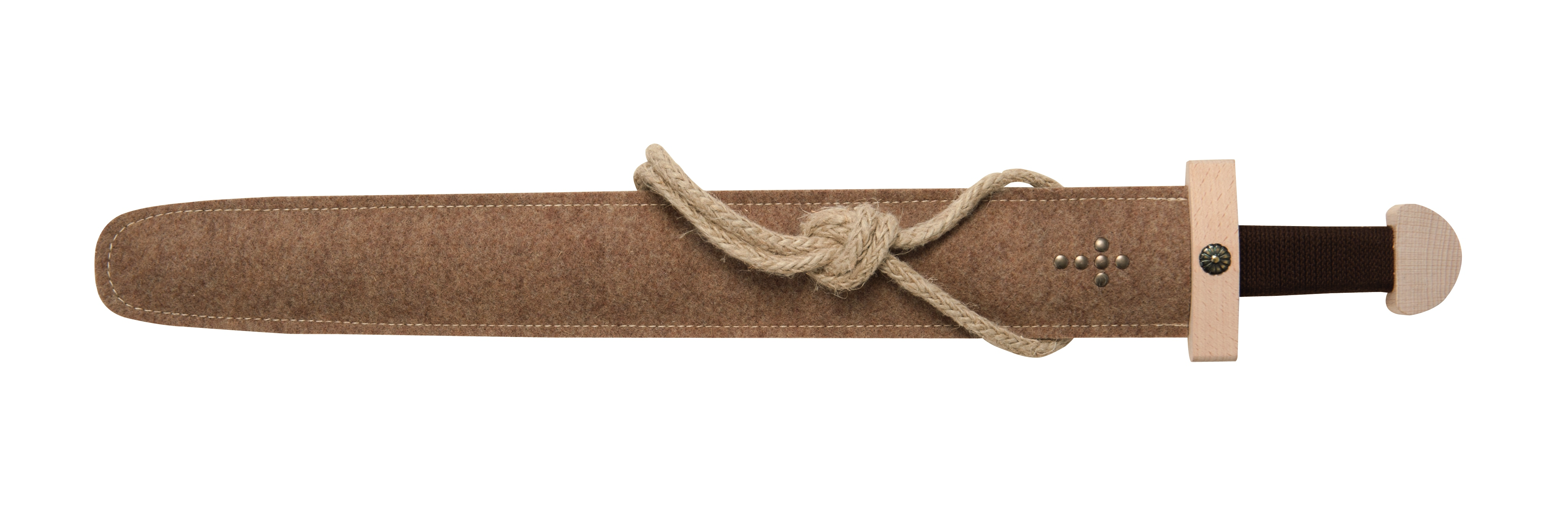 Spiel-Schwertset Wikinger natur, 65 cm