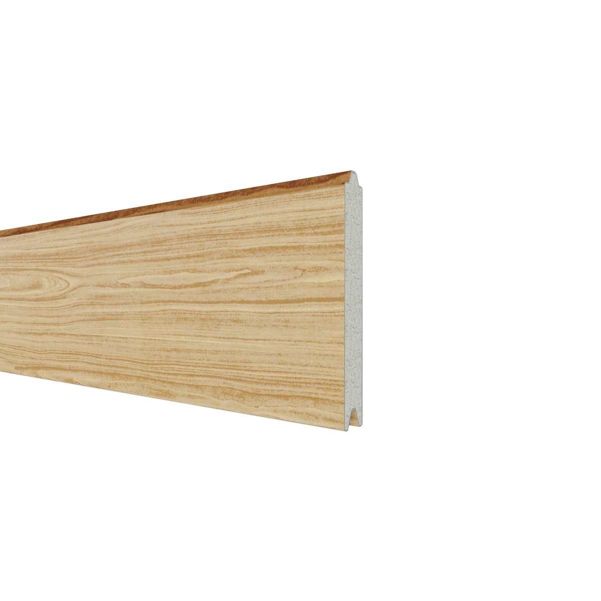 SYSTEM ALU Plus Sichtschutzprofil Lärche-Optik einzeln 178x2x15 cm von TraumGarten