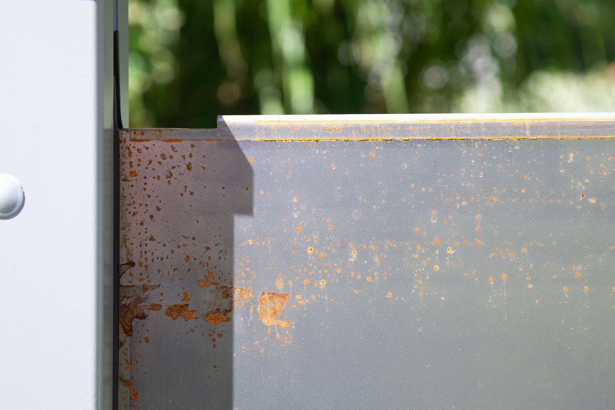 SYSTEM BOARD XL Sichtschutz Corten-Stahl 178 x 180 cm rost Zaun-Set (ohne Pfosten) 