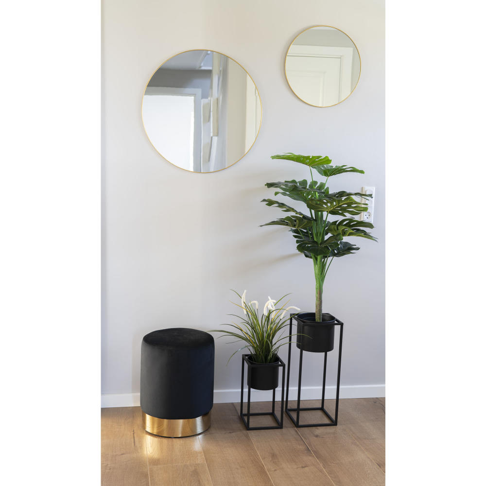 2-er Set Blumentopf - Marla, schwarz