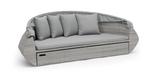Callao Loungesofa/Loungeinsel aus Geflecht inkl. Kissen und Faltdach