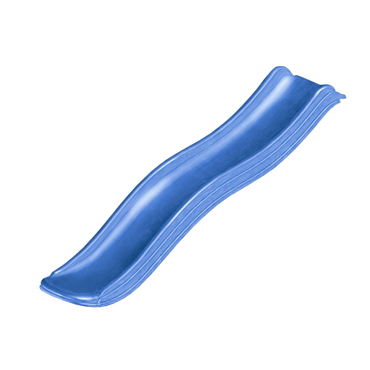 Wellenrutsche PE blau 175 x 40 cm, für Podesthöhe 90 cm