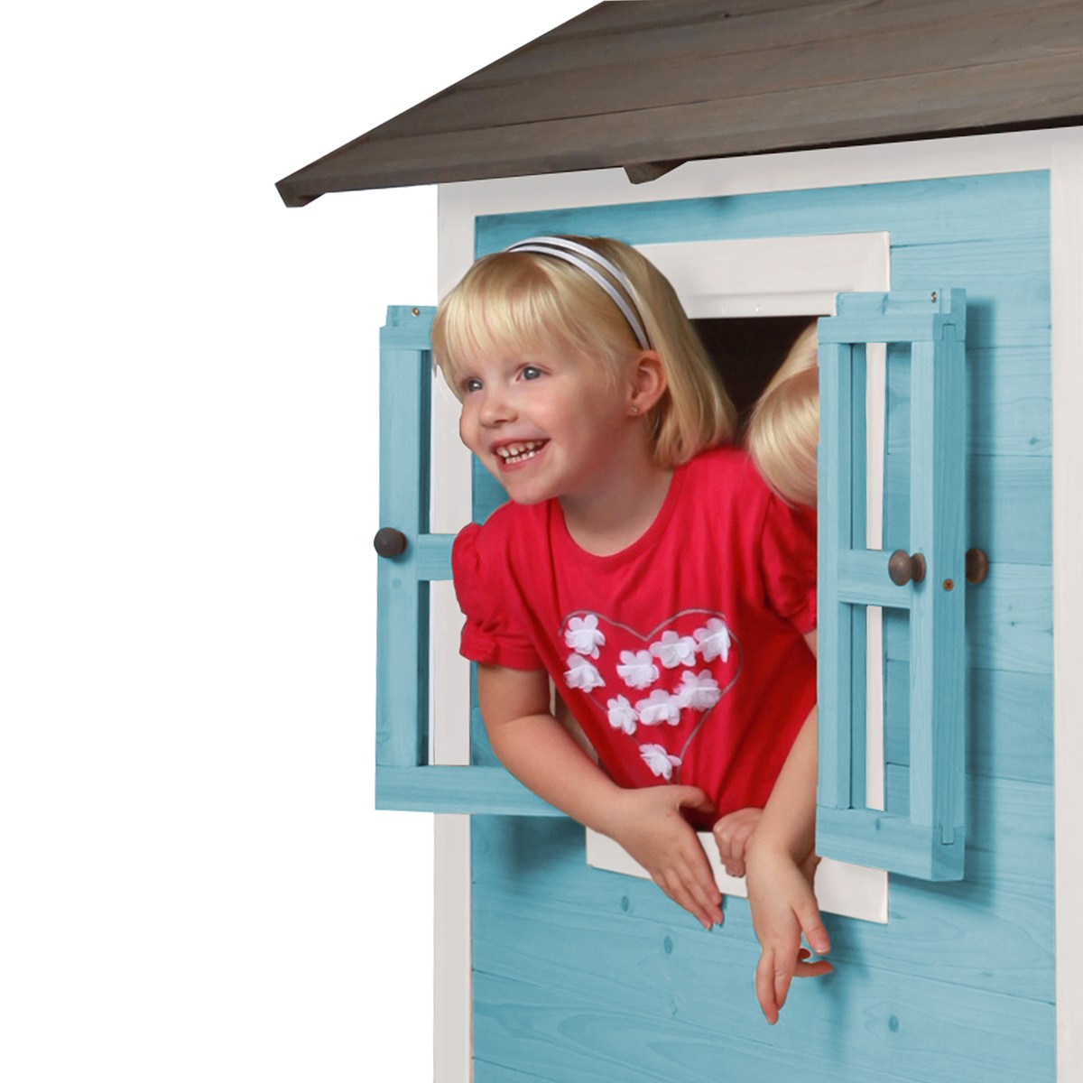 Kinderspielhaus Lodge karibikblau von AXI