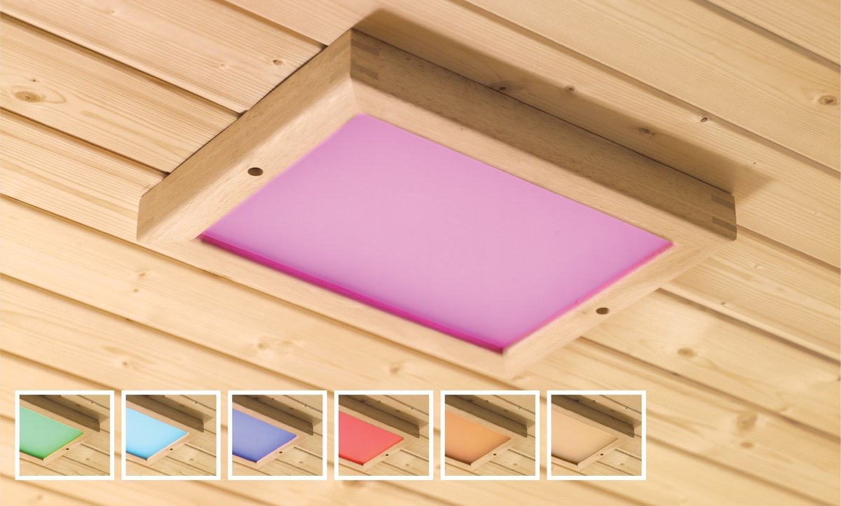 Sauna-Farblicht LED Gr. 2 mit Funksteuerung