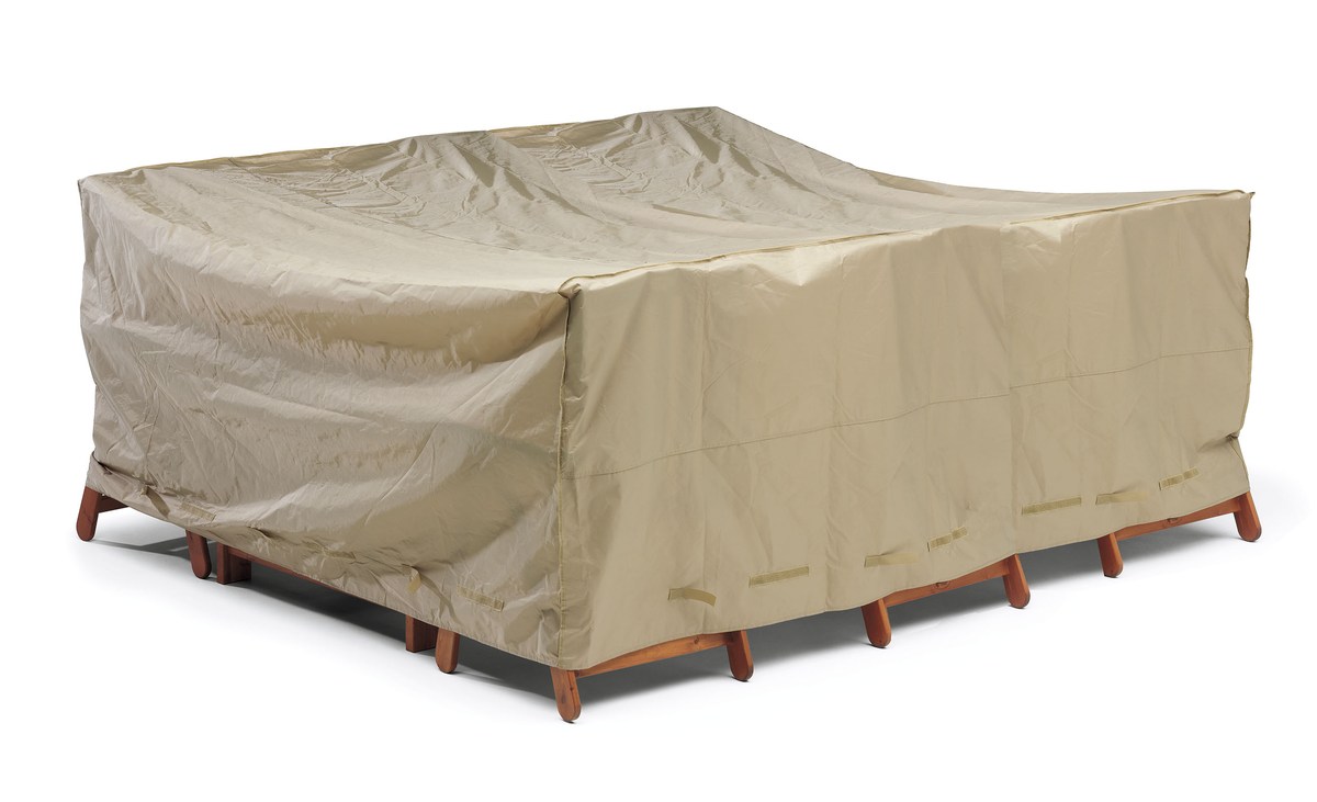 Schutzhüllen für Esstisch-Sitzgruppen, Polyester beige