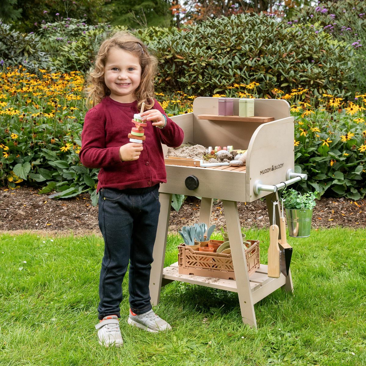 Outdoor Holz Spielgrill BBQ Chef von MUDDY BUDDY®