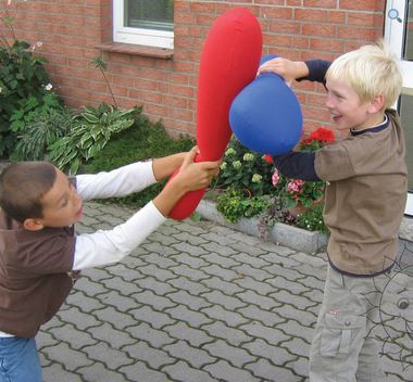 Der Luftmatz® Keulen-Set, 2 Keulen + Ball