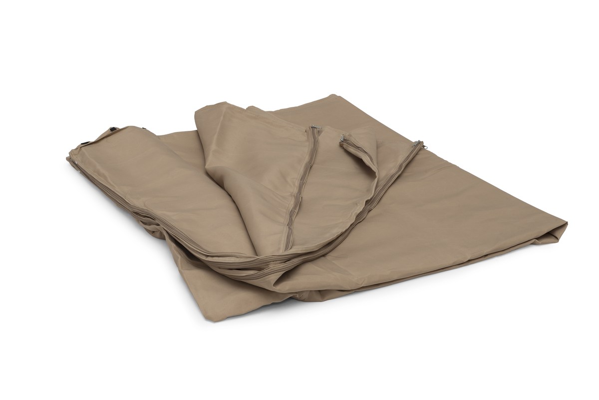 Seitenwände für Pavillon 300x300 cm, 4er-Set dunkel-beige