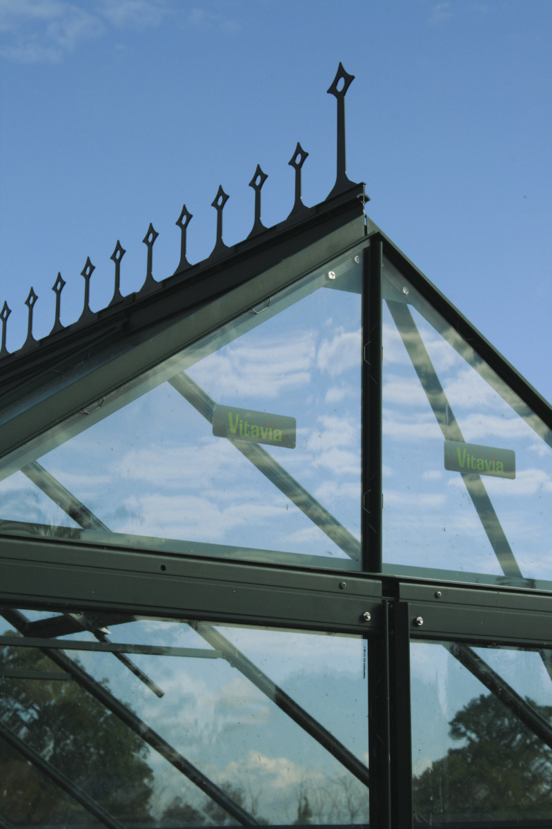 Firstkrone für Vitavia Gewächshäuser, smaragd