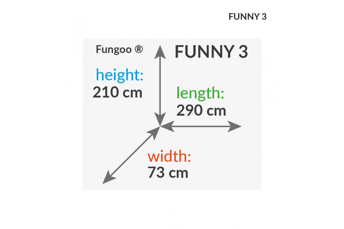 Fungoo Kinderspielturm FUNNY 3, kdi