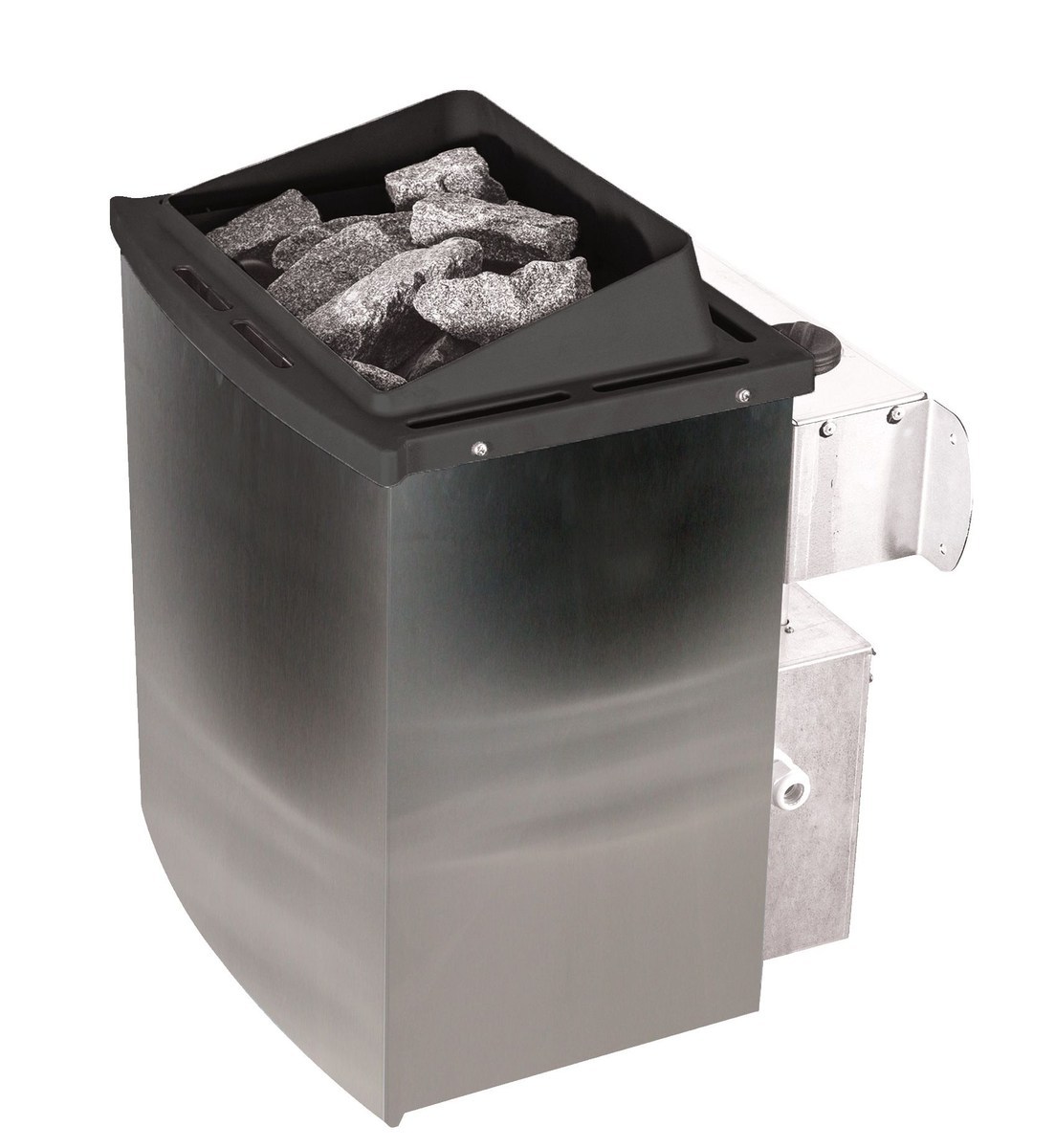 Aktionssauna Varberg "Premium" 2 - 196x170 cm, 68 mm Systemsauna | Set-Ofen 1