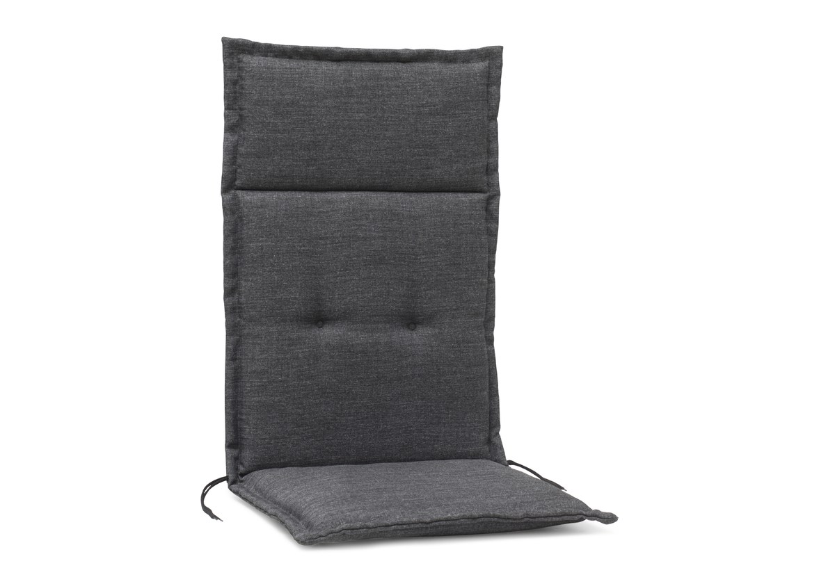 Milano 9806 Hochlehnerauflage 50x117x8 cm, schwarz-meliert