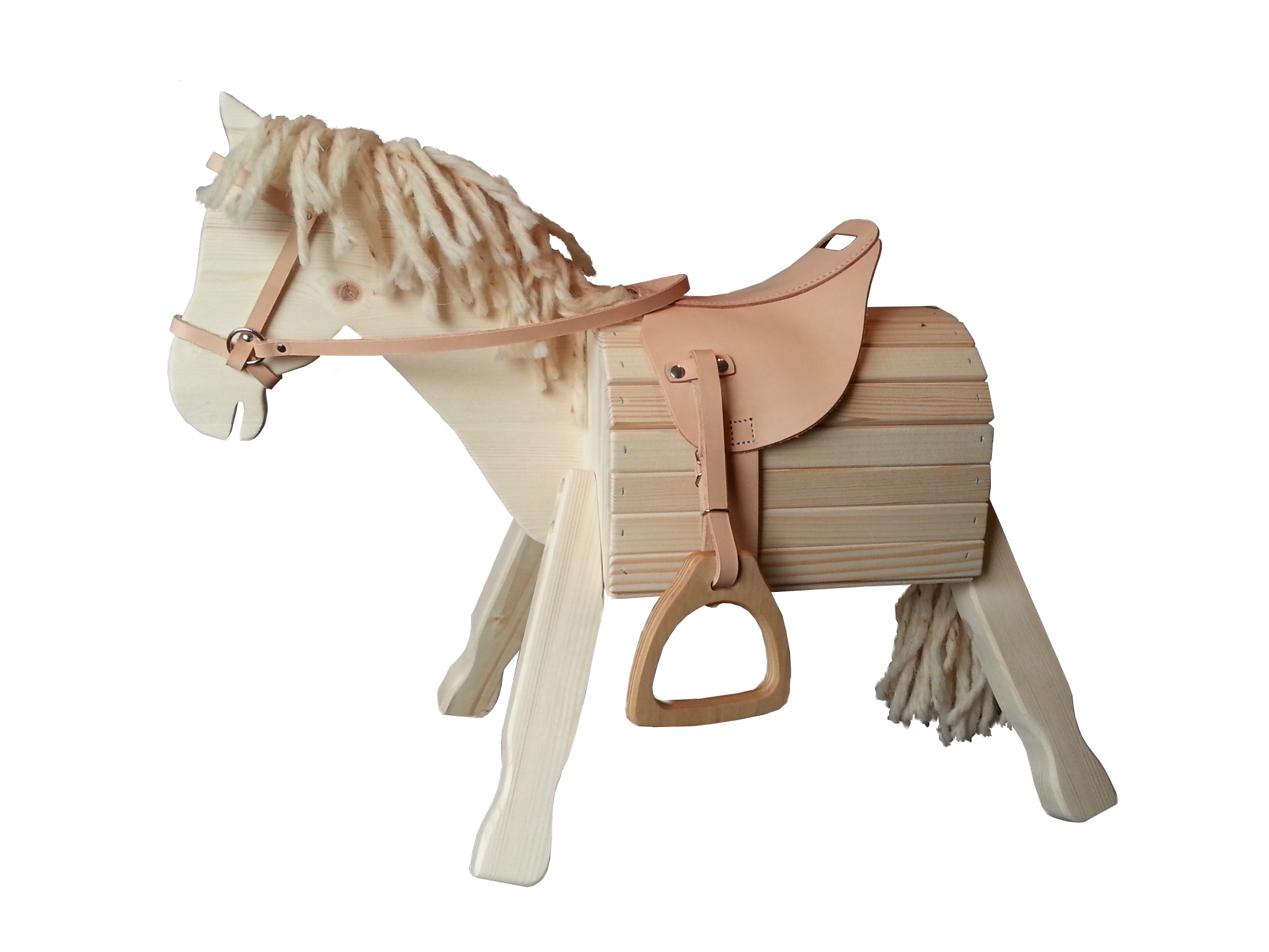 Halfter für kleines Reitpferd Pauline, Leder